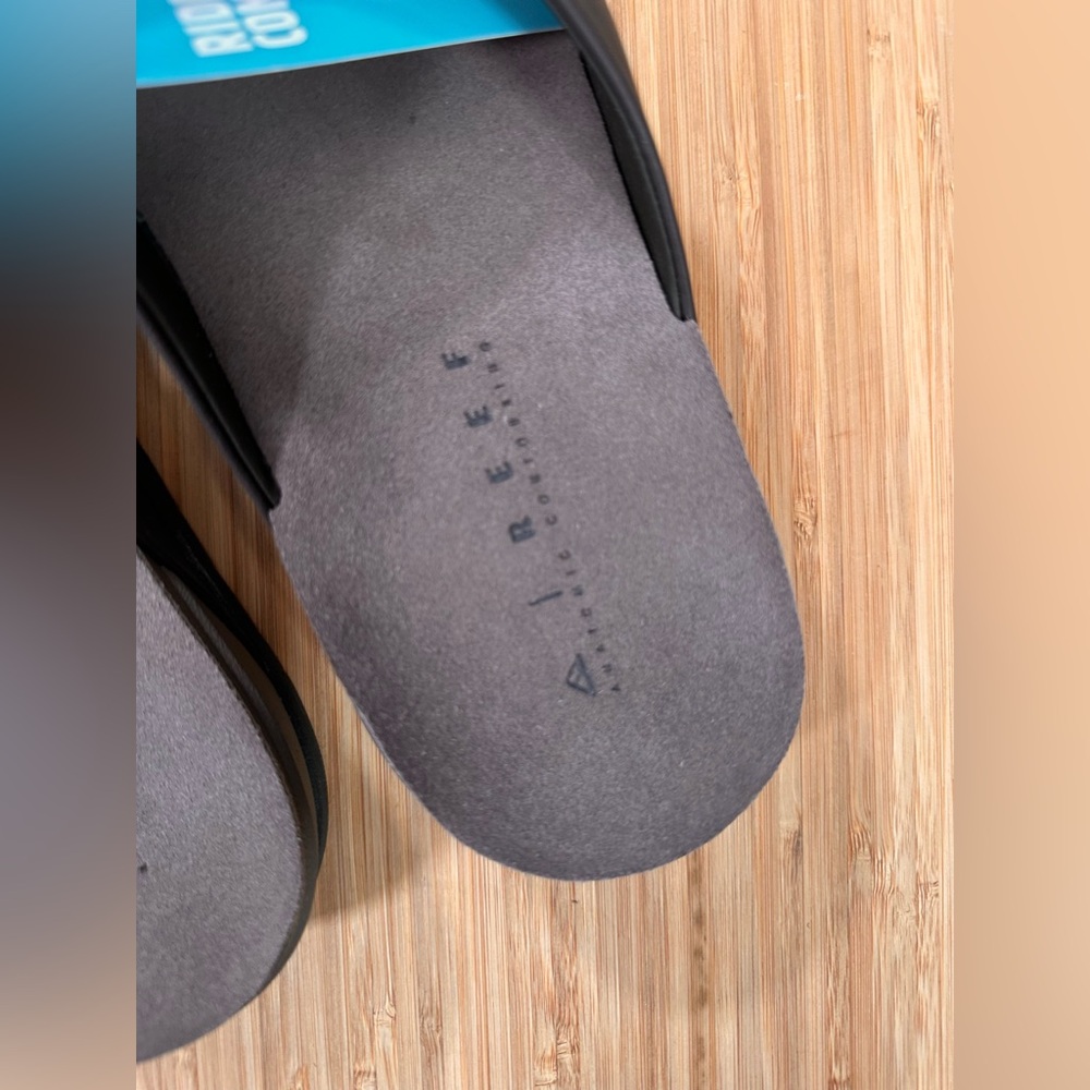 Men’s Sandals REEF OJAI THONGS - BROWN LEATHER Size 10 NWT Flip Flops - Picture 8 of 16